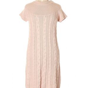 Blushing Pink Sweater Dress
